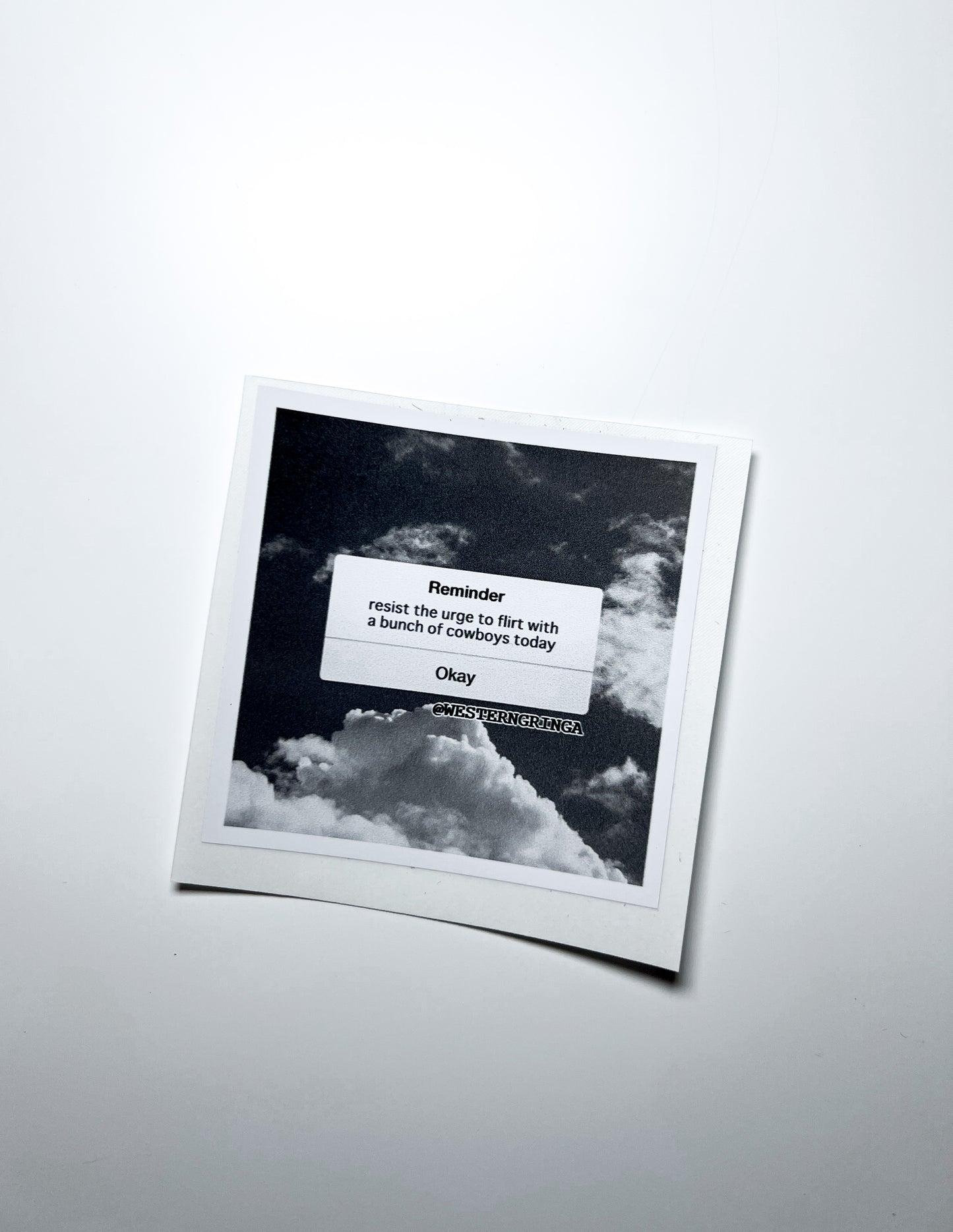 reminder sticker