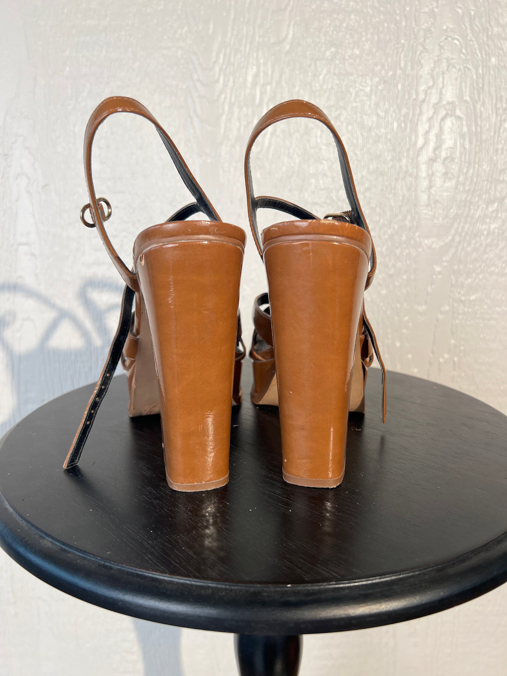 Jessica Simpson size 10 brown heels USED