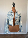 POL size small cropped denim jacket GENTLY USED