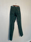Wrangler size 28" x 38" green jeans USED