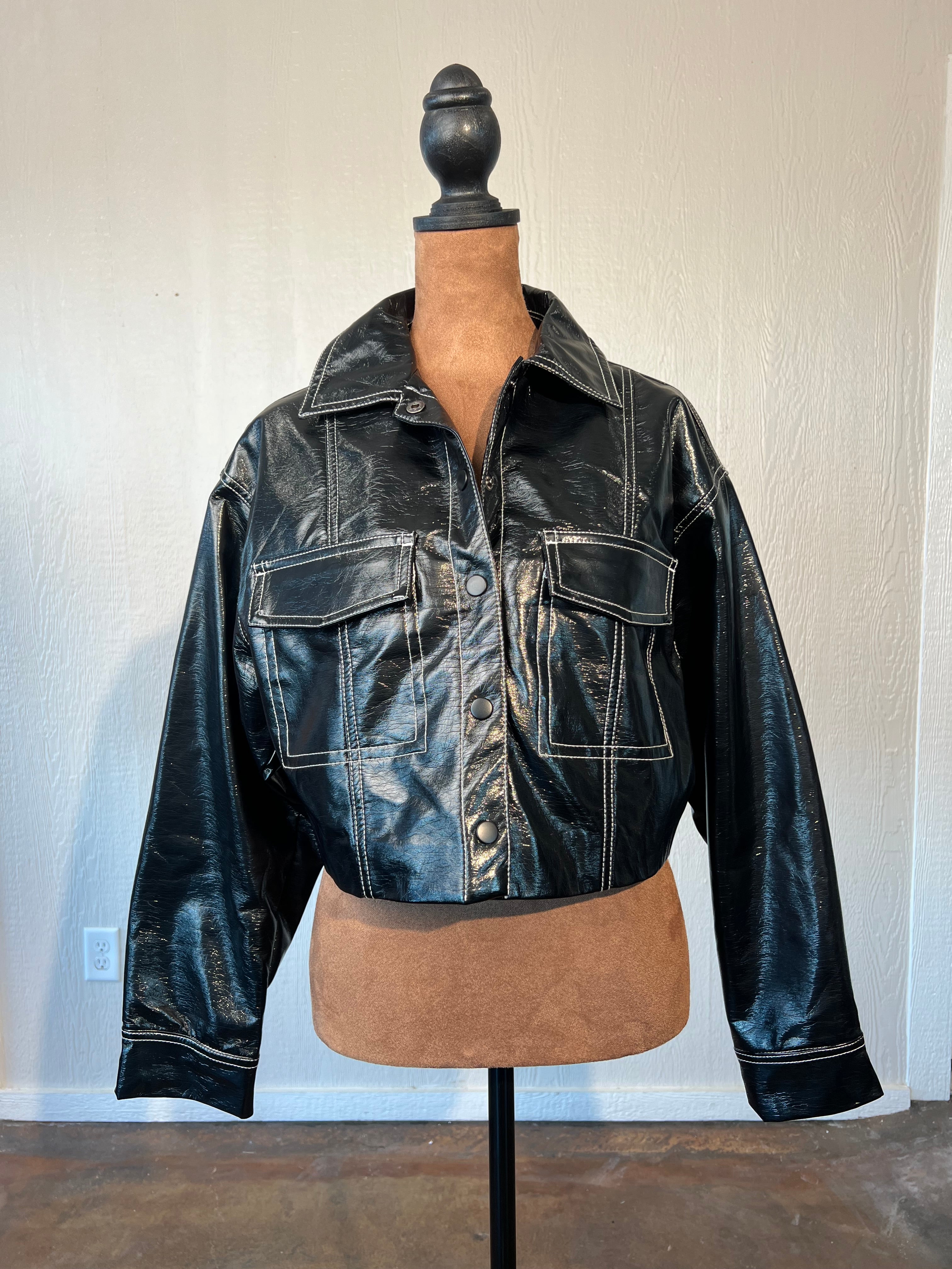 Forever 21 size small cropped jacket USED