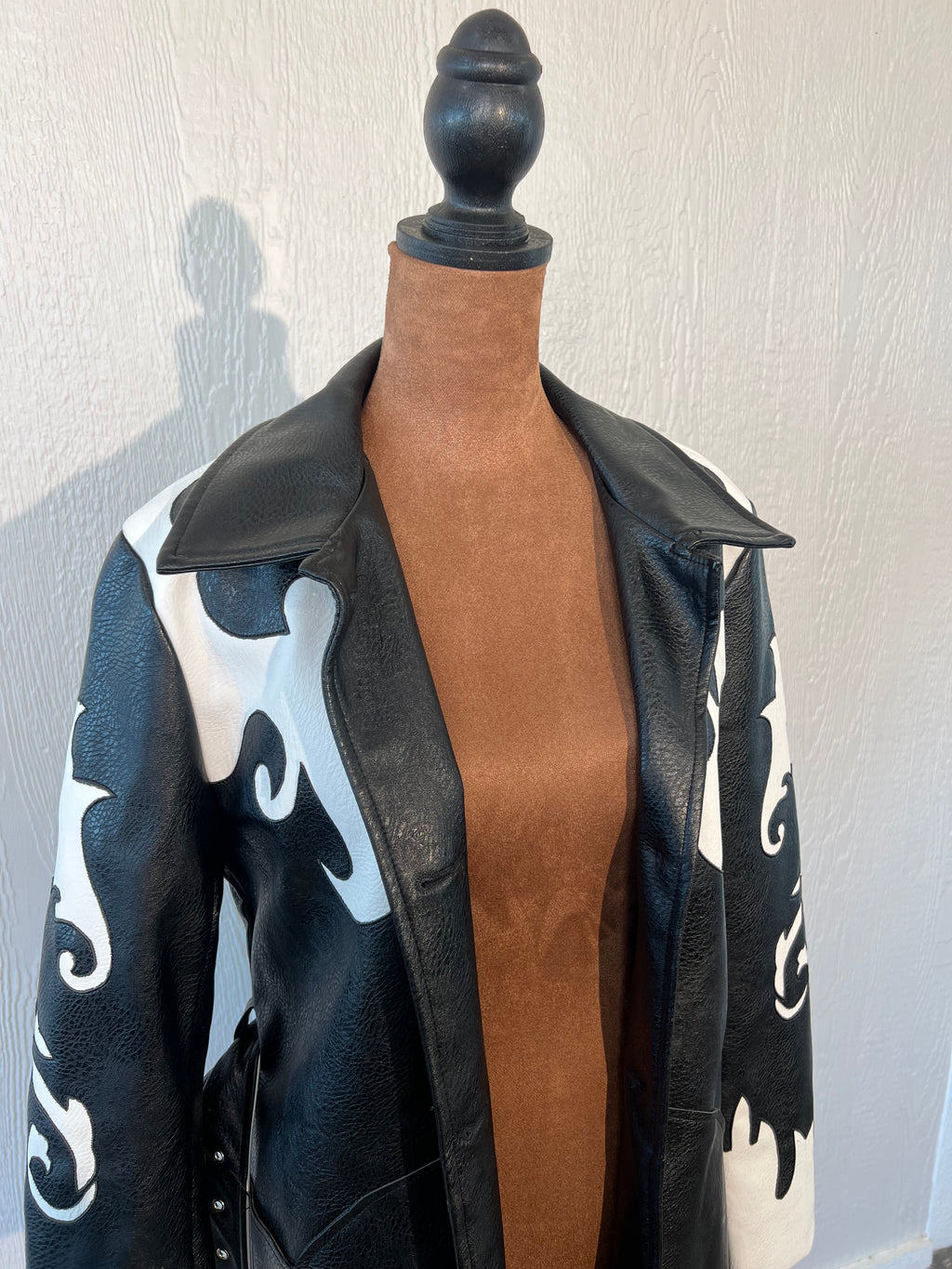 Akira size small leather coat GENTLY USED