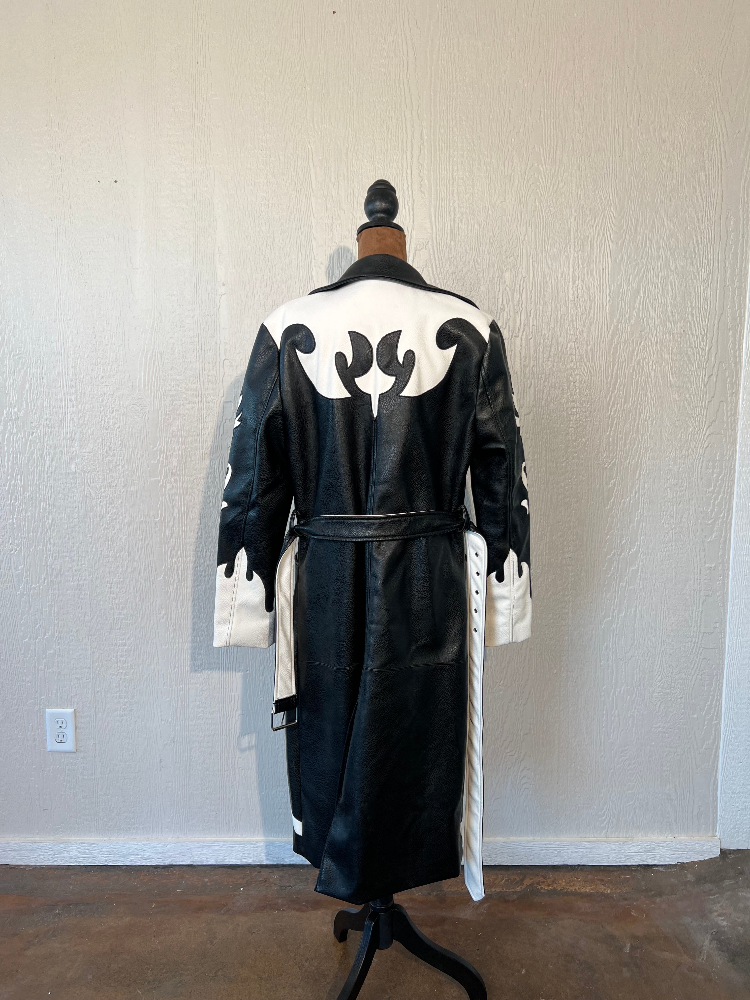 Akira size small leather coat GENTLY USED