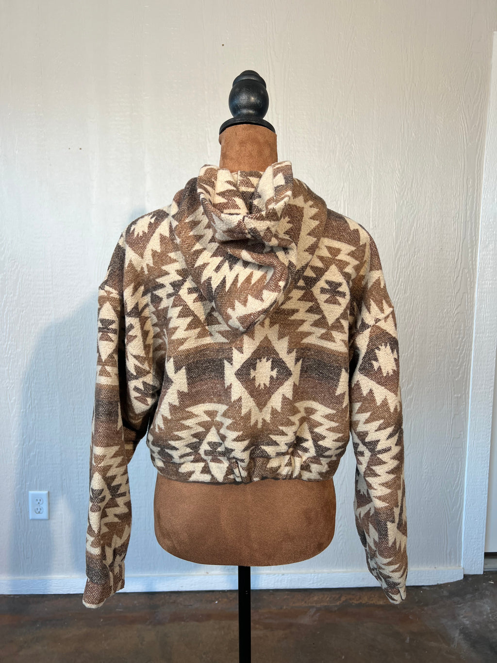 LELIS size small cropped hooded jacket GENTLY USED