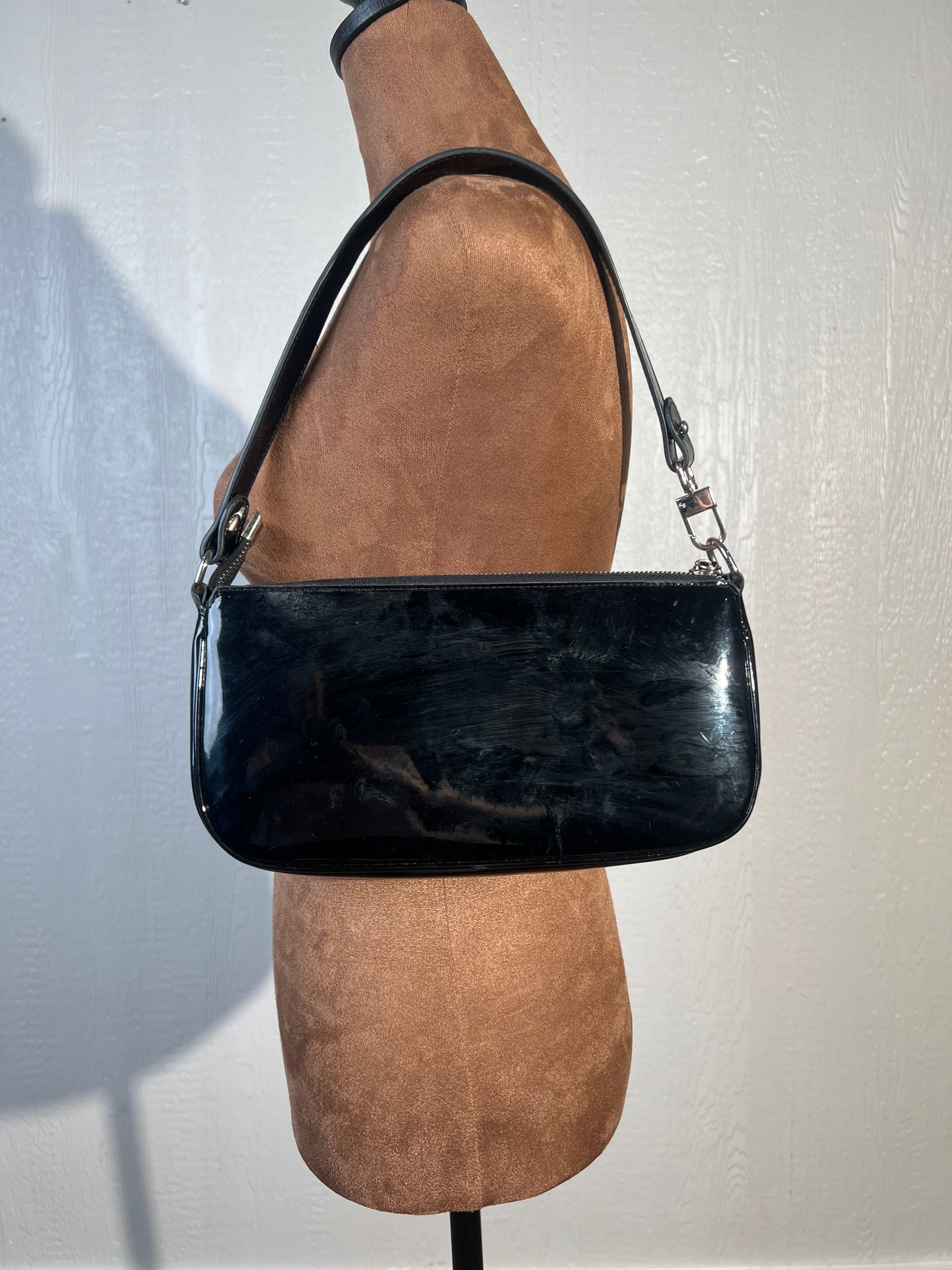 Pretty Little Thing faux leather handbag USED