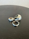 .925 Sterling silver set of 3 rings LIKE NEW