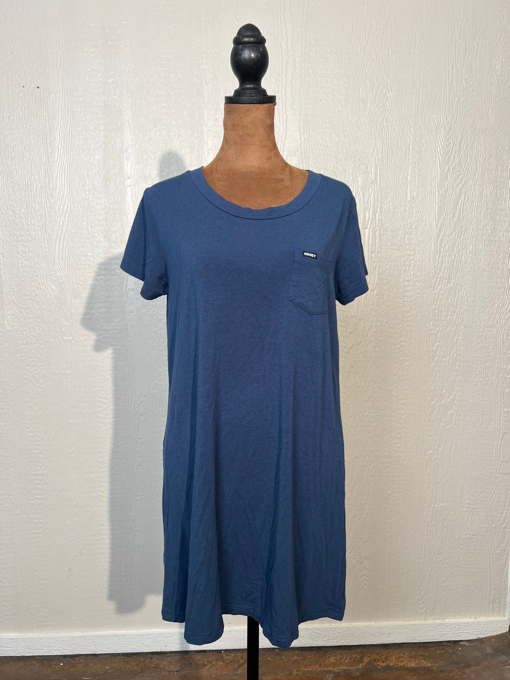 HOOEY size medium blue tshirt dress LIKE NEW