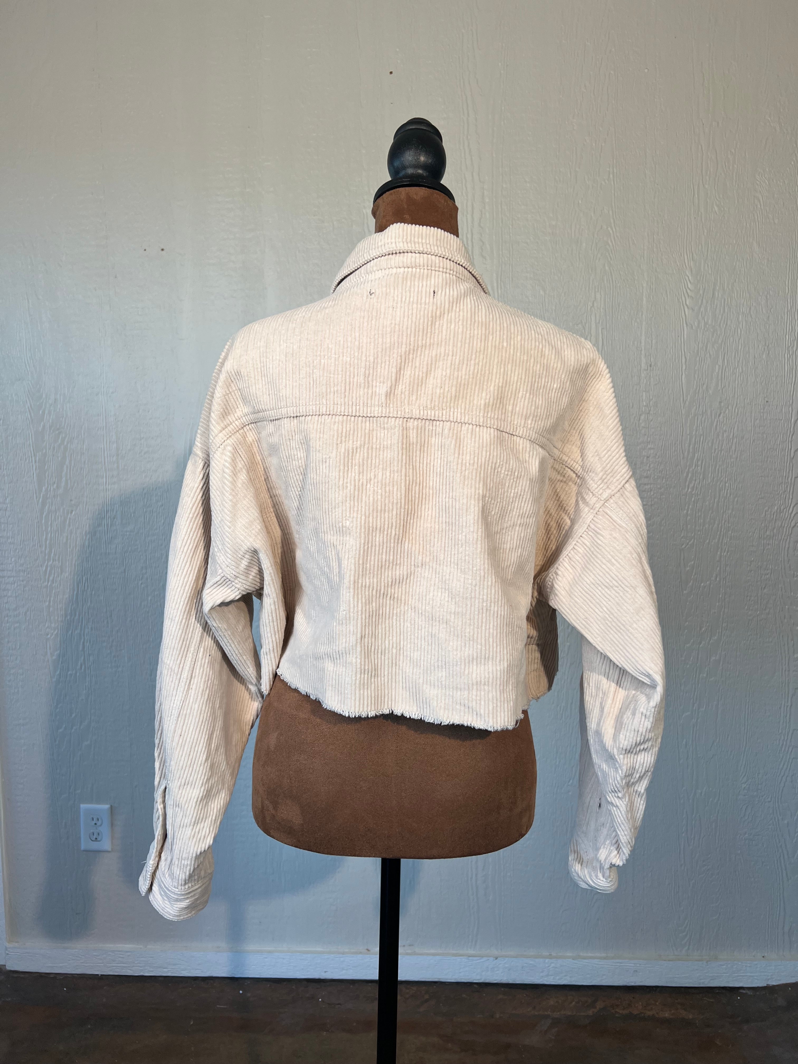 Forever 21 size small faux corduroy jacket USED