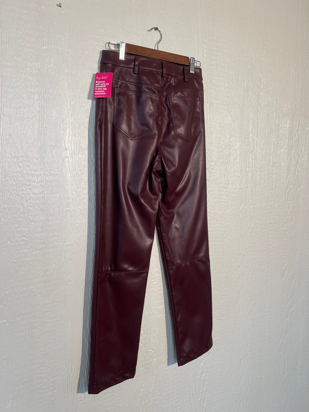 Buddy Love size small faux leather pants NEW WITH TAGS