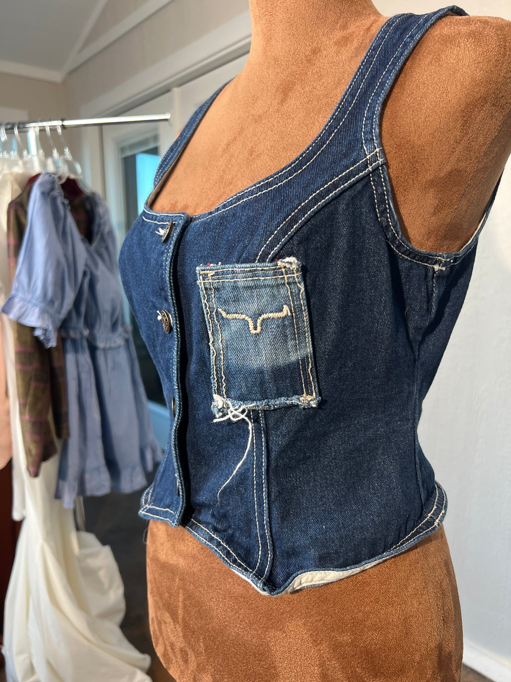 Wild Fable/Kimes size xs denim tank USED