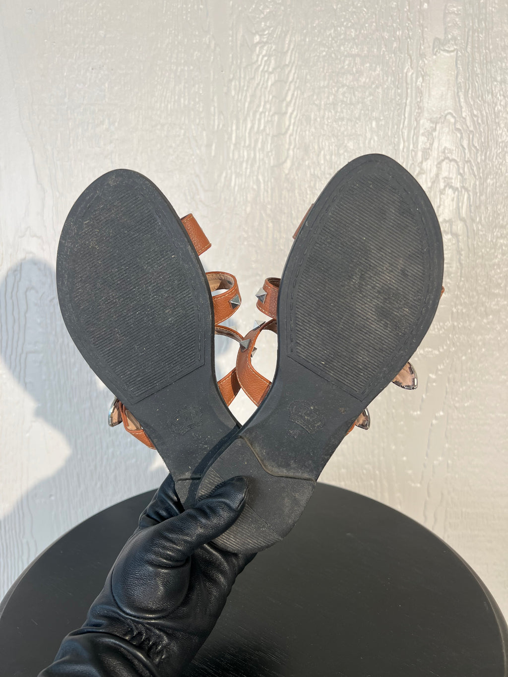 Everglades size 9 brown sandals USED