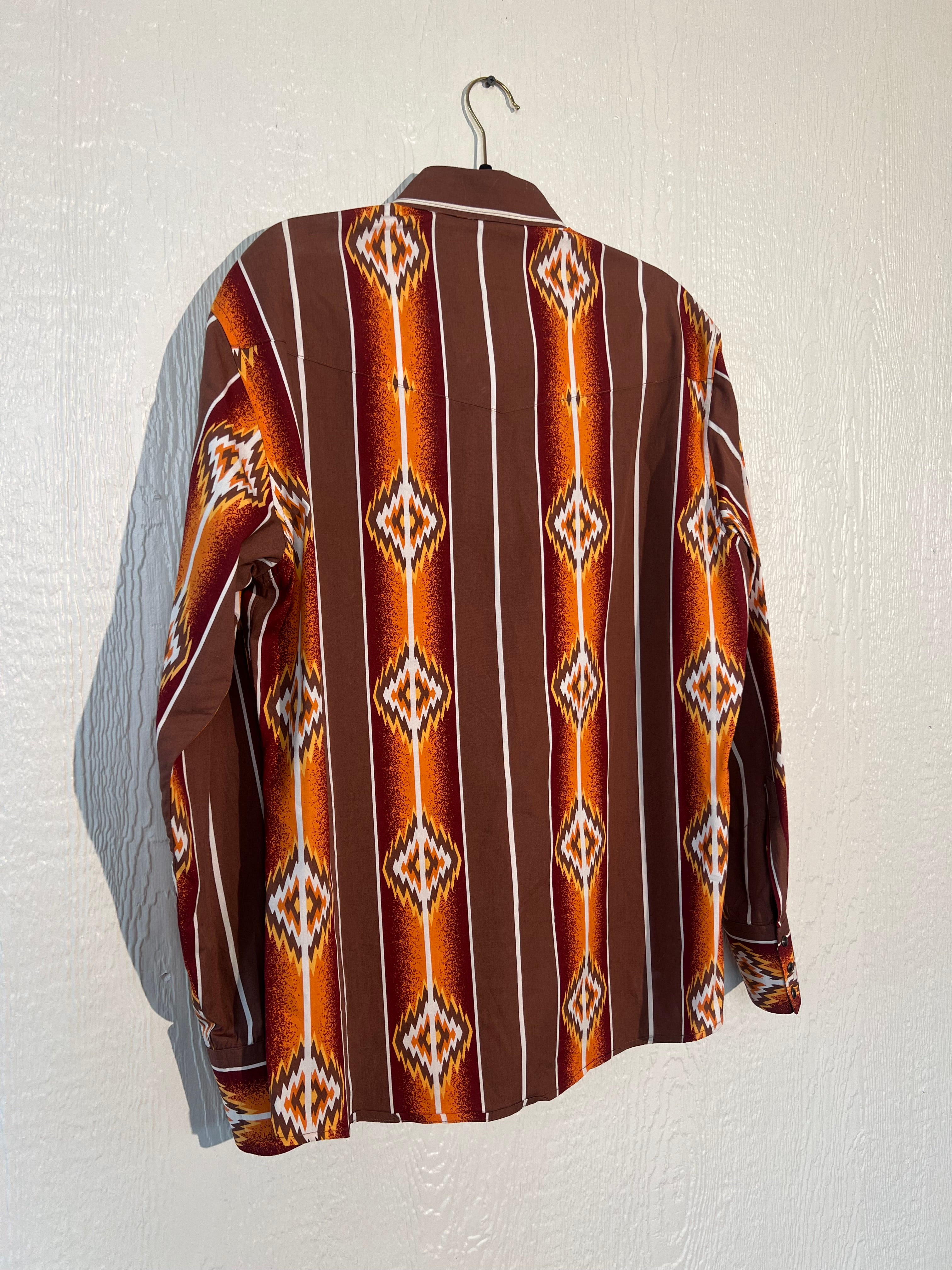 Wrangler MEN'S size large pearl snap LIKE NEW