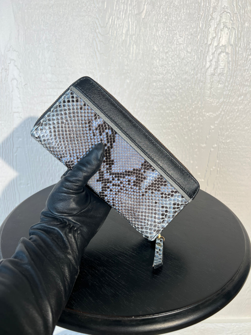 Boozie & Co genuine snakeskin wallet NWT