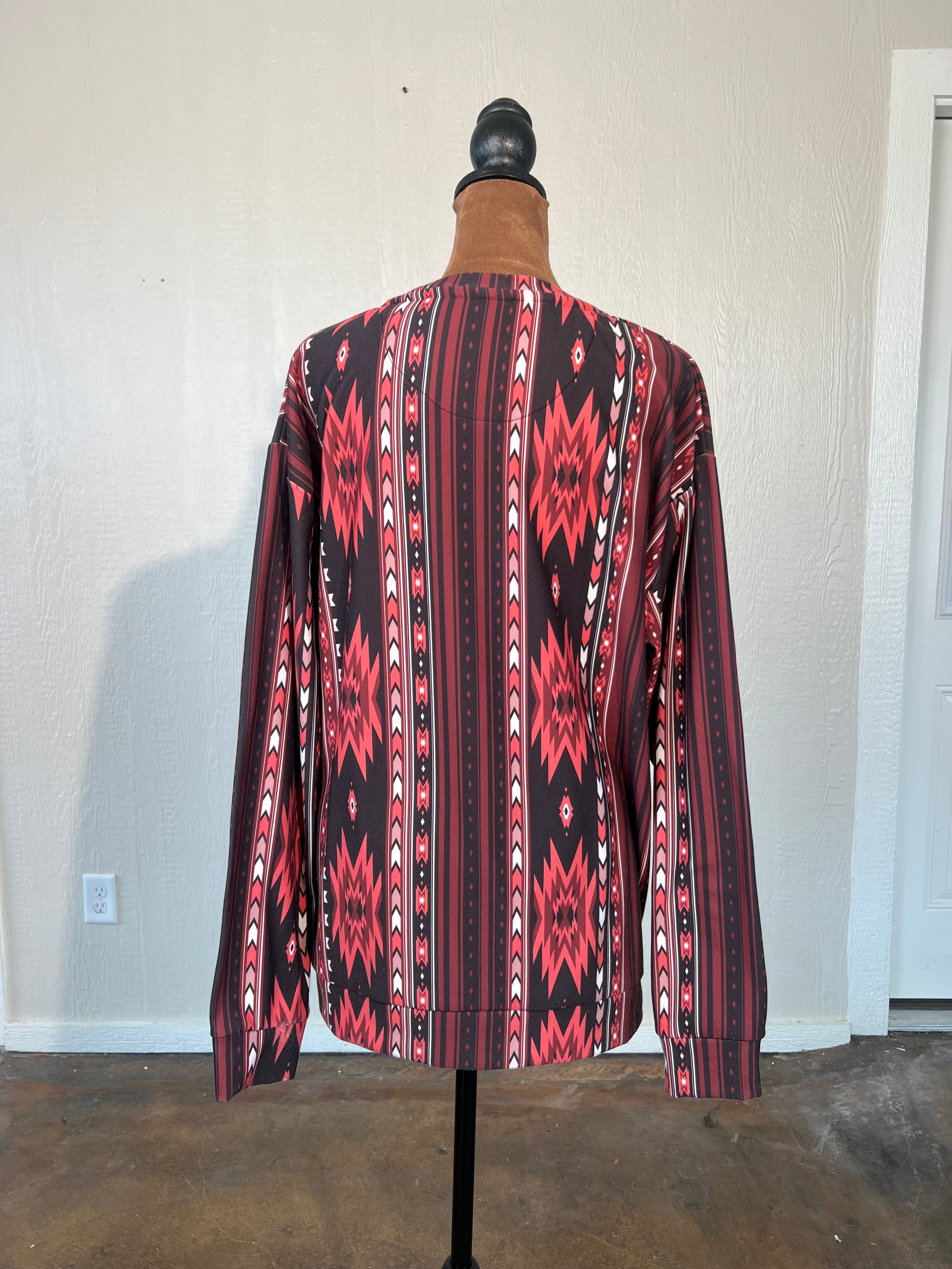 Whiskey Riff size small southwestern sweatshirt GENTLY USED