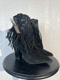 Dingo size 10 crazy train black booties NWT