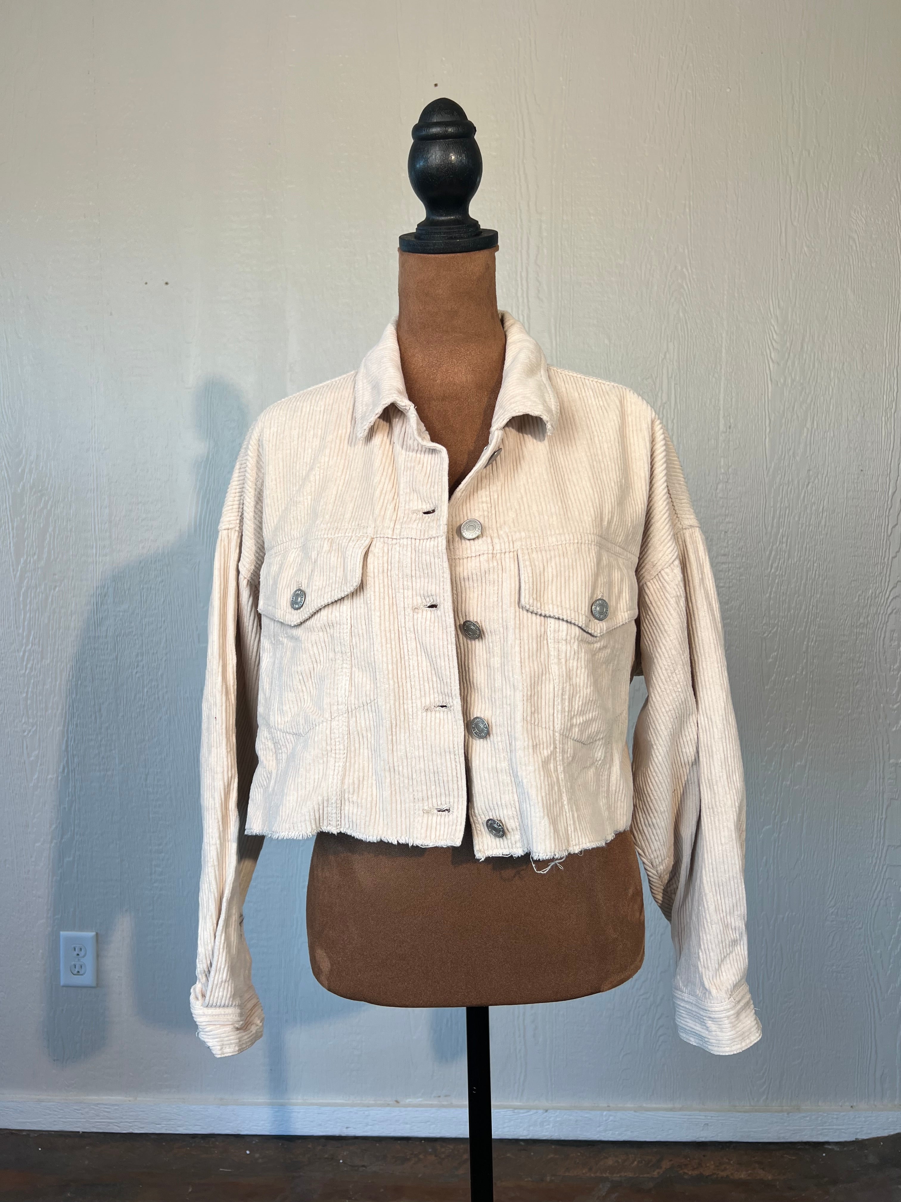 Forever 21 size small faux corduroy jacket USED