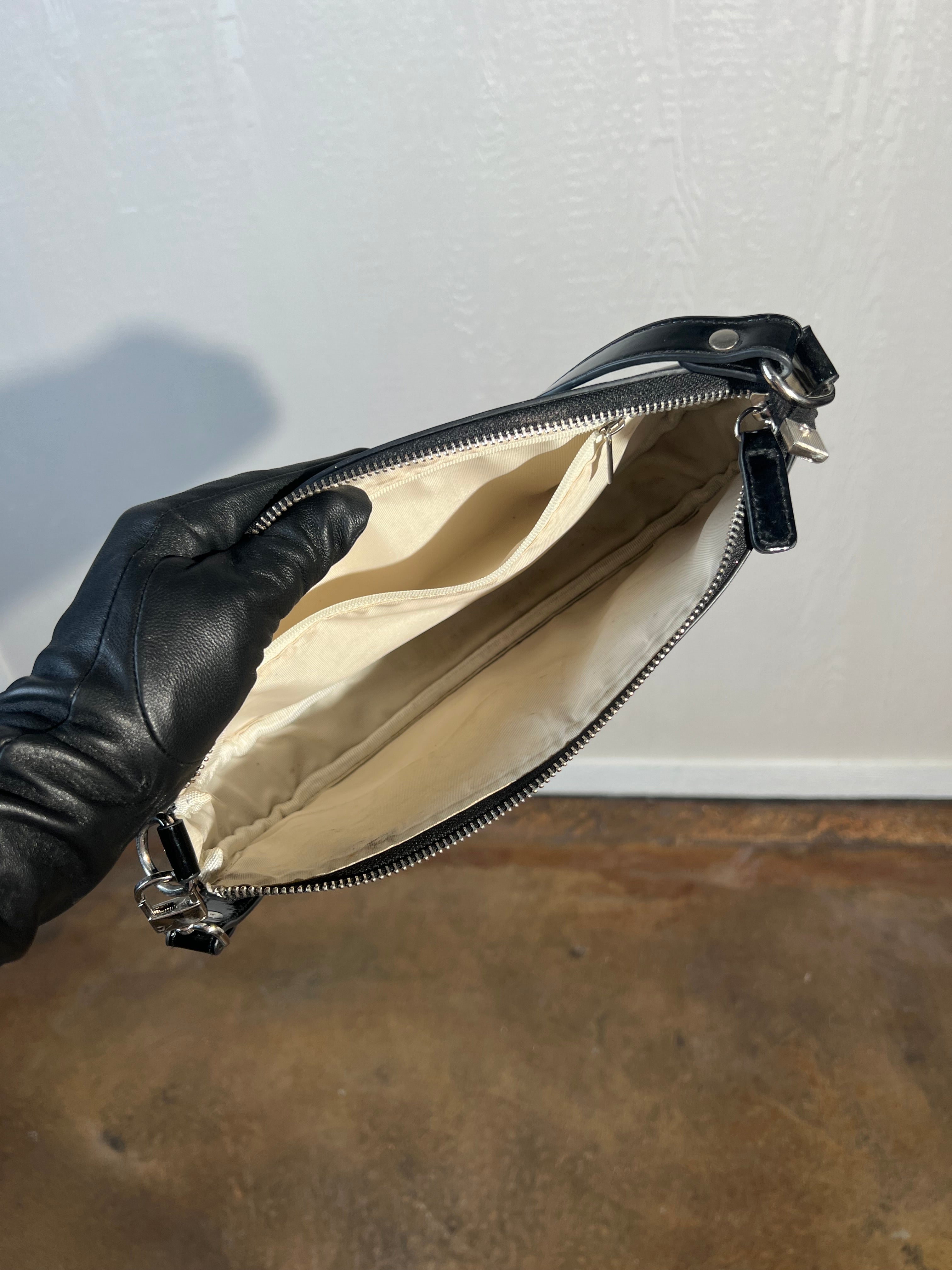Pretty Little Thing faux leather handbag USED